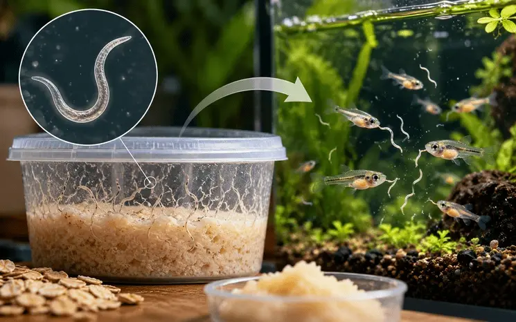 microworm for fish fry